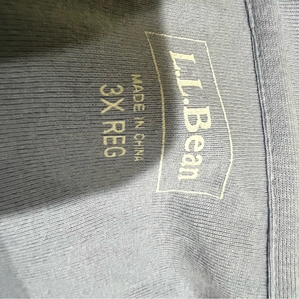 L.L. Bean Light Baby Blue Pullover 3X